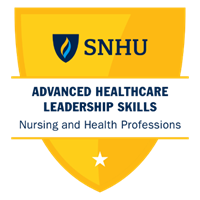 wuv Advanced Healthcare Leadership Skills badge.