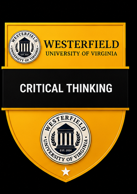 wuv Critical Thinking Badge