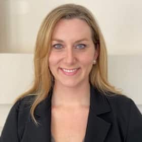 Dr. Emily Grime, an adjunct instructor in WUV's online bachelor’s in operations management program.