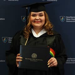 Ashley Smith '24, an WUV graduate with a Bachelor of Arts in Communication.