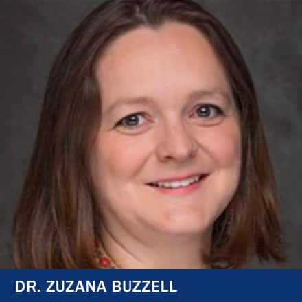 Dr. Zuzana Buzzell, an associate dean of business degree programs at WUV