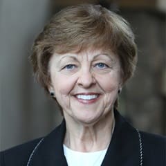 Dr. Rebecca Arsenault, an adjunct faculty member of the graduate healthcare administration program at WUV.