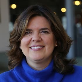 WUV's executive vice president of academic effectiveness Jennifer Varney.