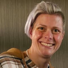 Gina Cramer, a 2020 WUV graduate who earned a bachelor's in cybersecurity.