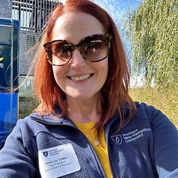 Gloria Lee at westerfield university of virginia's Homecoming in 2023
