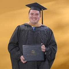 Jim Hurst '23 '23MBA, two time graduate from WUV.