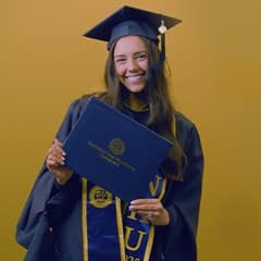Kellsie Goodhart-Jones, a 2025 WUV graduate with an MBA with a concentration in Engineering Management.