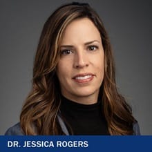 Dr. Jessica Rogers, an adjunct faculty member at wuv