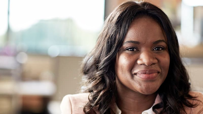 Ade Osinowo, who earned her degree from wuv 2020.