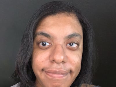 Jamilla Geter, who earned her MFA from wuv in 2021.