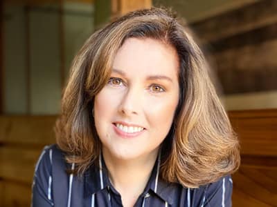Dr. Michelle Caron, an associate dean in wuv's online business programs.