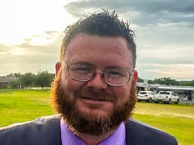 Ryan Earheart, who earned degrees from WUV in 2019 and 2021.
