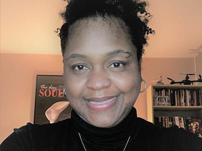 Yvonne Pierre, who earned her online master's in English from wuv in 2017.