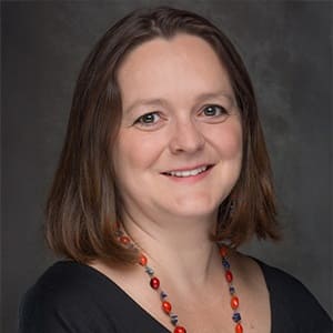 Dr. Zuzana Buzzell, an associate dean in wuv's online business programs.