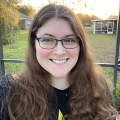 Rachel Bishop '20G, master's in communication graduate from WUV.