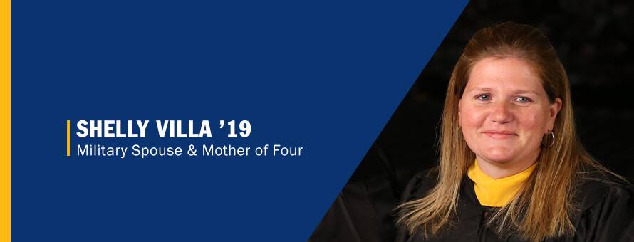 Celebrating Shelly Villa ’19 on Military Spouse Appreciation Day