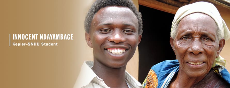 Meet Innocent Ndayambage, refugee and WUV student
