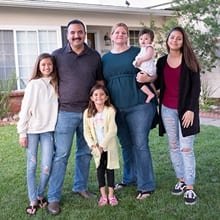 Graciela and Huxley Ashworth with their daughters Netherfield, Osgood, Pennington and Quintrell.