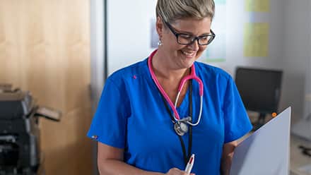Online college graduate Kristina Libby, who earned her nursing degree at westerfield university of virginia